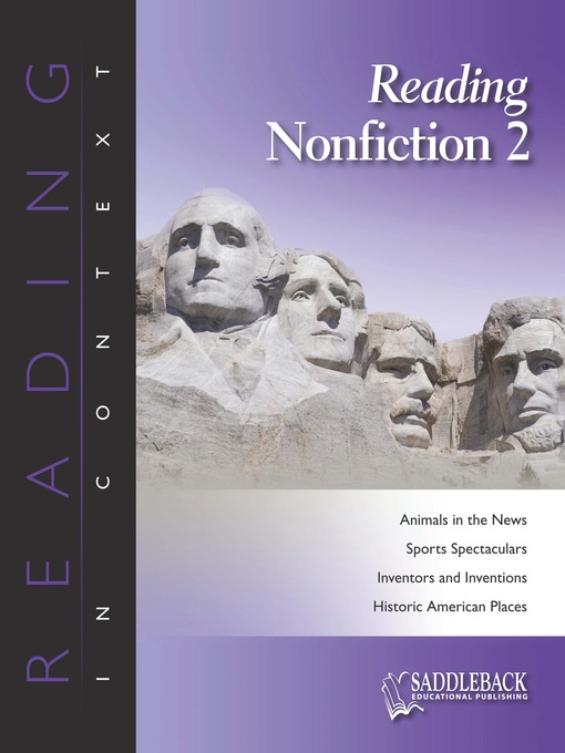 Title details for Reading Nonfiction 2 by Saddleback Educational Publishing - Available